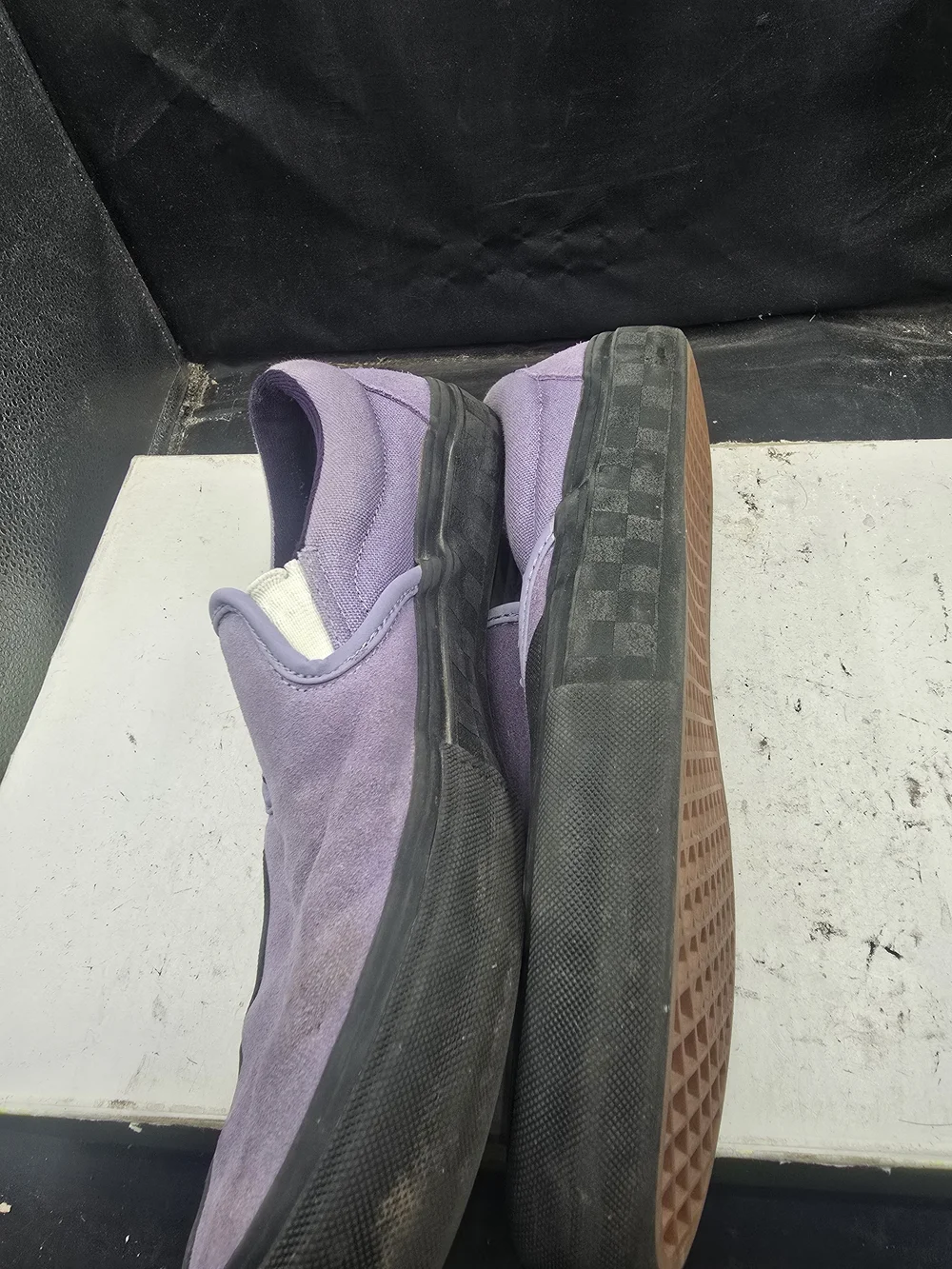 Vans Slip-On Sneakers in Lavender Purple